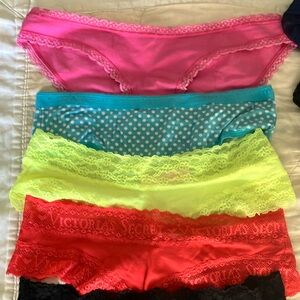 Lot of 13 Victoria’s Secret Womens Panties - 1 V-string & 12 Cheeky Bikini XS